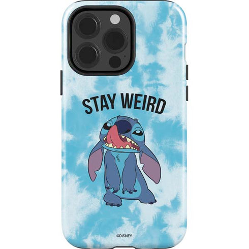 Disney Lilo and Stitch Stay Weird iPhone 15 Pro Impact Case